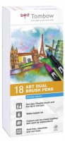neuveden: Tombow Oboustranný štětcový fix ABT - Primary colours 18 ks