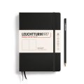 neuveden: Leuchtturm1917 Zápisník Black Medium A5 čistý