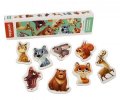 neuveden: Lesní zvířátka: naučné puzzle 8 zvířátek: 16 dílků