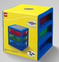 neuveden: Organizér LEGO se třemi zásuvkami - modrý