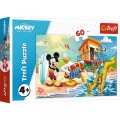 neuveden: Trefl Puzzle Mickey Mouse na pláži / 60 dílků