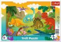 neuveden: Trefl Puzzle Dinosauři / 15 dílků