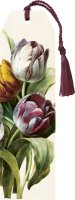 -: Knižní záložka Purple Tulips