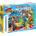 neuveden: Clementoni Puzzle Maxi Mickey závodník / 104 dílků