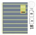 : Poznámkový blok Between the Lines NB-1, A5, 90g, karton, 80 listů, linka, L