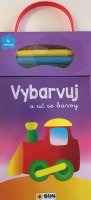 neuveden: Vláček - Vybarvuj a uč se barvy