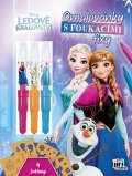 -: Ledové království - Omalovánky s foukacími fixy