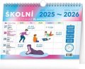 neuveden: Školní plánovací kalendář s háčkem 2026, 30 × 21 cm