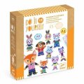 neuveden: DJECO DIY Magnety k dotvoření Funky family