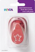 neuveden: HEYDA ozdobná děrovačka 3D velikost S - hvězda 1,7 cm