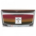 neuveden: WoodWick Hearthside svíčka loď Trilogy 453,6g