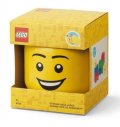 neuveden: LEGO® úložná hlava (velikost L) - šťastný chlapec