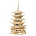 neuveden: Puzzle 3D Pětipatrová pagoda/275 dílků,
