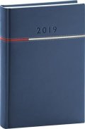 neuveden: Diář 2019 - Tomy - denní, modrý, 15 x 21 cm