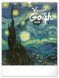 neuveden: Kalendář 2024 nástěnný: Vincent van Gogh, 30 × 34 cm