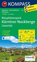 neuveden: Biosphärenpark Kärntner Nockberge, Liesertal 1:50 000 / turistická mapa KOM