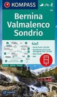 neuveden: Bernina, Valmalenco 1:50 000 / turistická mapa KOMPASS 93