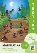 neuveden: Testíky pro čtvrťáky – matematika, 2. díl (barevný pracovní sešit)